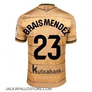 Real Sociedad Brais Mendez #23 Vieraspaita 2024-25 Lyhythihainen